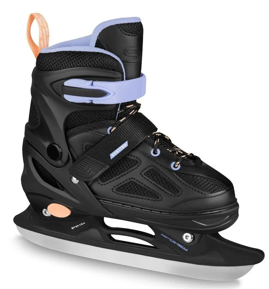 Роликовые коньки Spokey Quattro 4in1 38-41 (943431), черный/фиолетовый на tehnoparc.md Роликовые коньки Spokey Quattro 4in1 38-41 (943431), черный/фиолетовый