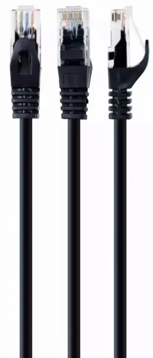 Кабель Cablexpert PP6U-0.25M/BK, черный