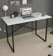 Письменный стол Fabulous 60x120см, белый/черный