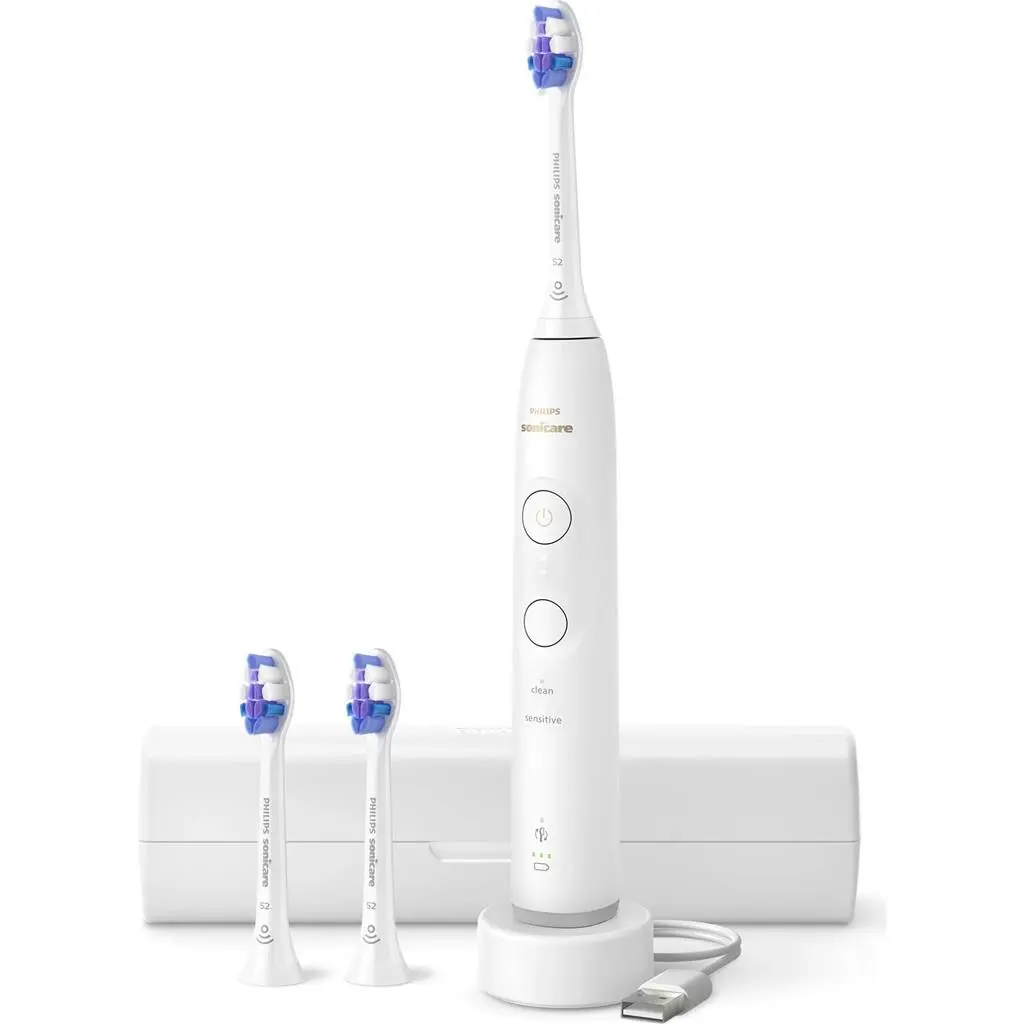 Periuță de dinți electrică Philips HX7400/02, alb pe tehnoparc.md Periuță de dinți electrică Philips HX7400/02, alb