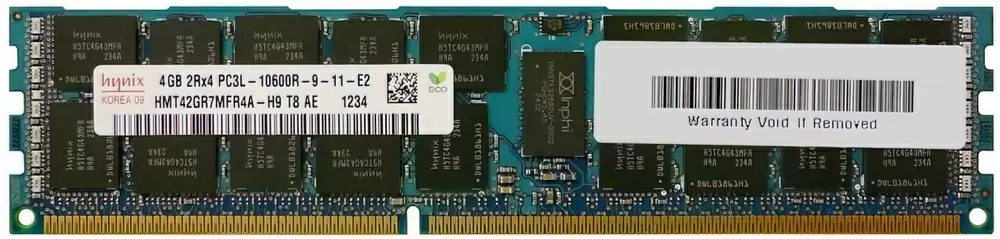 Оперативная память Hynix Original 4ГБ DDR3-1600MHz, PC12800, CL11, 1.35V