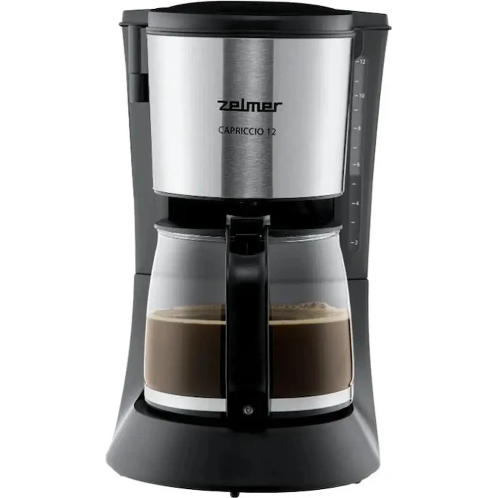 Электрокофеварка Zelmer ZCM1200, черный