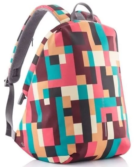Rucsac XD Design Bobby Soft Art Geometric, verde