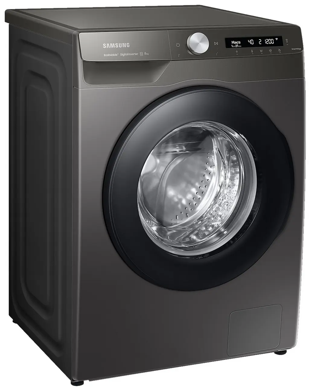 Maşină de spălat rufe Samsung WW80A6S24AN/LD, inox pe tehnoparc.md Maşină de spălat rufe Samsung WW80A6S24AN/LD, inox