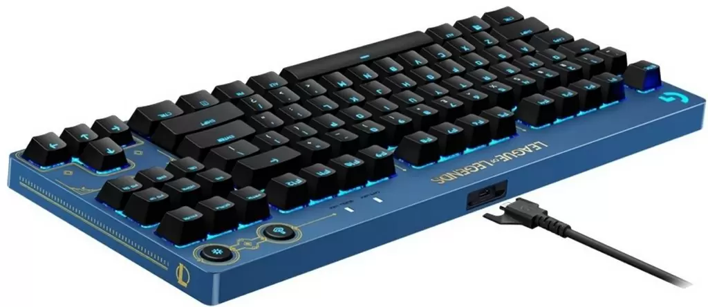 Клавиатура Logitech G Pro LOL (US), синий