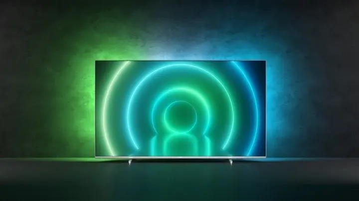 Телевизор Philips 55PUS7956, серебристый