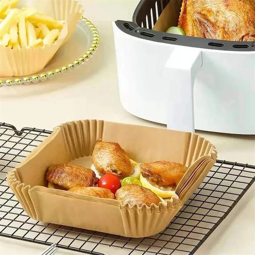 Hârtie de copt Papro Square Air Fryer Paper 20x20, 200 pcs
