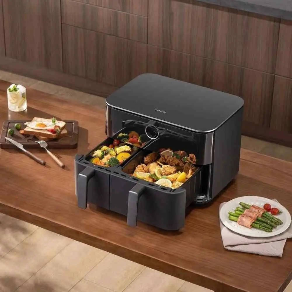 Aerogril Xiaomi Dual Zone Air Fryer 10L, negru