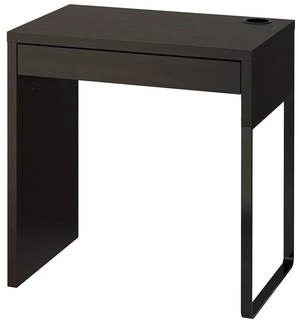 Masă de birou IKEA Micke 73x50cm, negru-maro