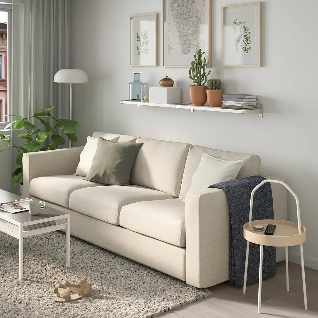 Полка IKEA Bergshult/Granhult 160x20см, белый/никелированный на tehnoparc.md Полка IKEA Bergshult/Granhult 160x20см, белый/никелированный