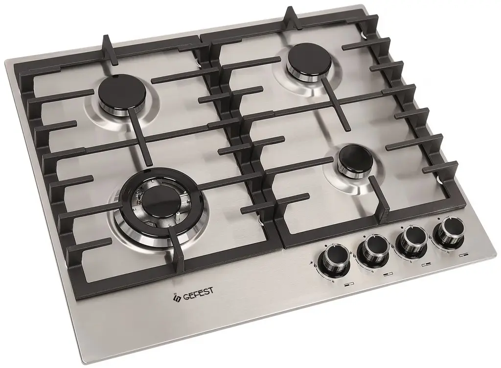 Plită incorporabilă cu gaz Gefest PVG 1214-01 K5, inox pe tehnoparc.md Plită incorporabilă cu gaz Gefest PVG 1214-01 K5, inox