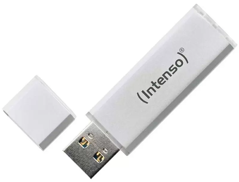 Flash USB Intenso Ultra Line 64GB, argintiu