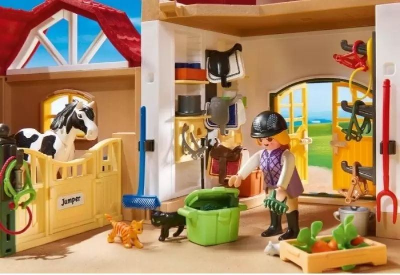 Set jucării Playmobil Horse Farm