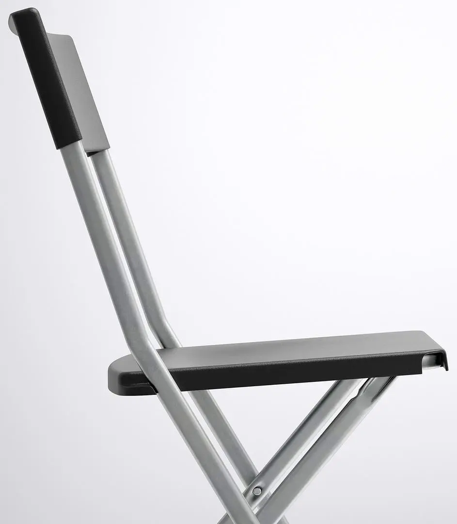 Scaun IKEA Gunde pliant, negru