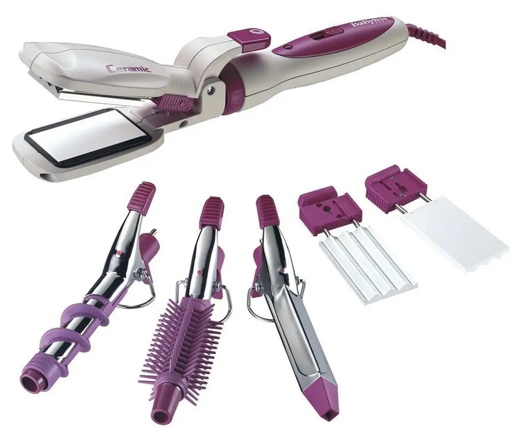 Прибор для укладки Babyliss 2020 CE, белый/фиолетовый