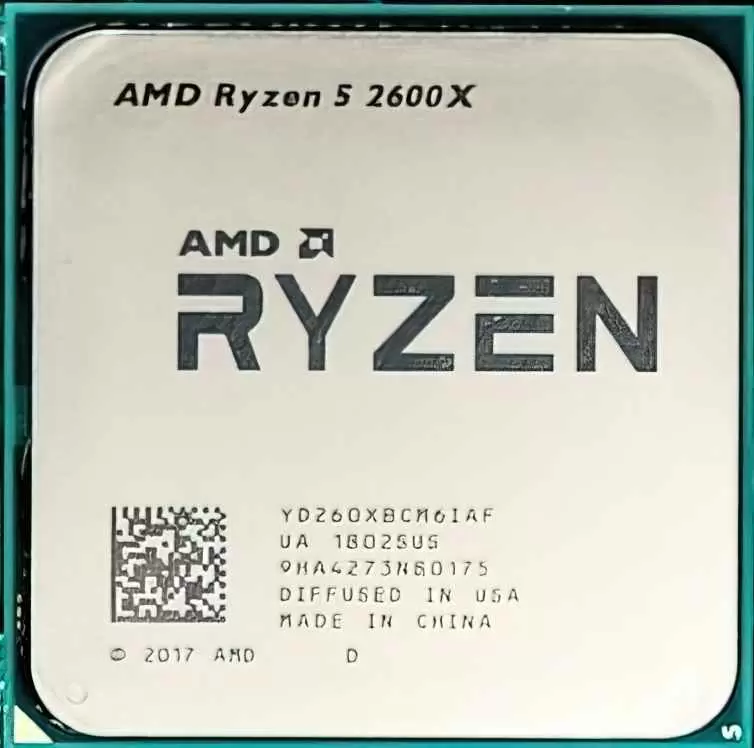 Процессор AMD Ryzen 5 2600X, Tray