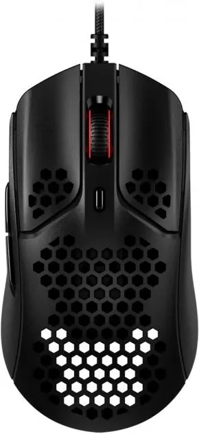 Mouse HyperX Pulsefire Haste, negru/roșu pe tehnoparc.md Mouse HyperX Pulsefire Haste, negru/roșu