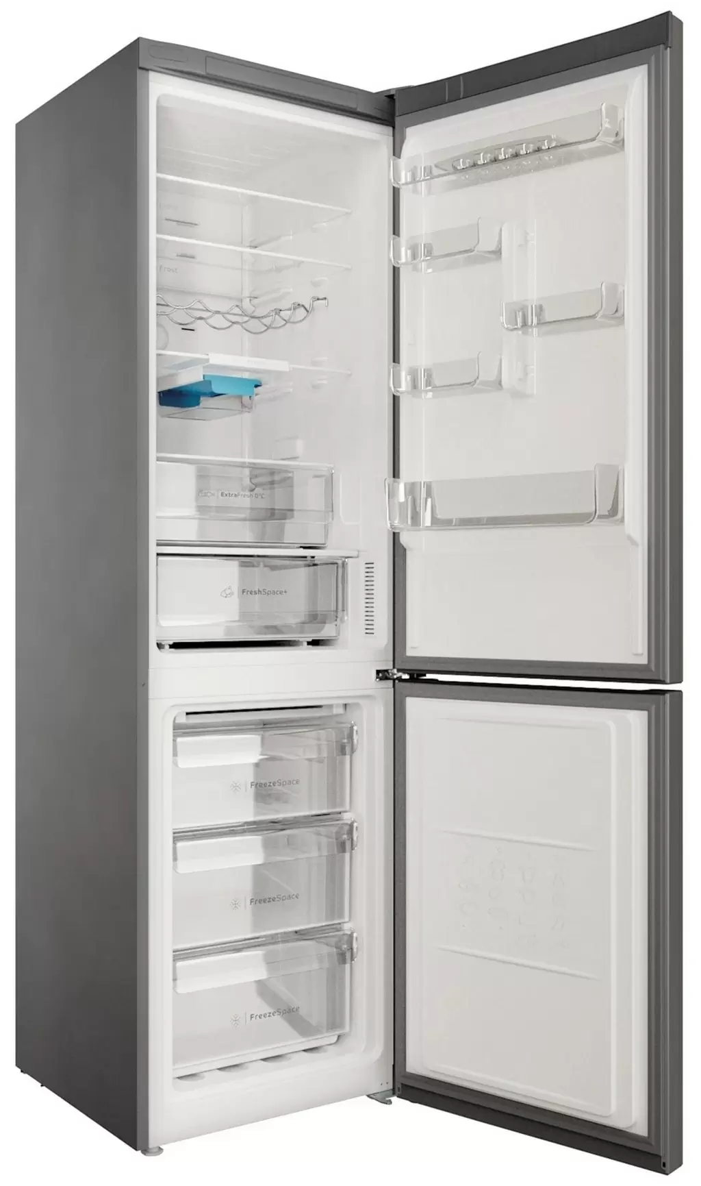 Холодильник Indesit INFC9 TO32X, нержавеющая сталь