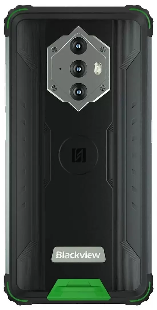 Смартфон Blackview BV6600E Dual 4/32ГБ, черный/зеленый