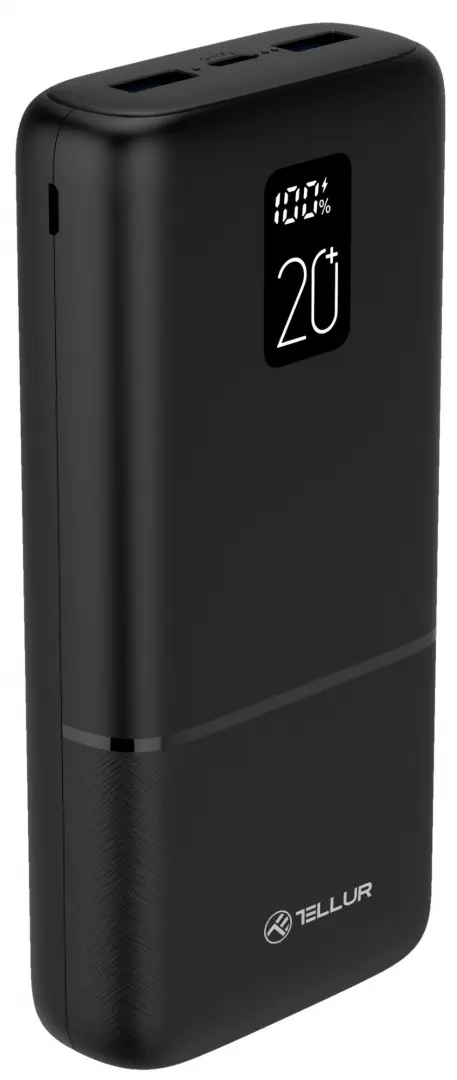 Acumulator extern Tellur PD202 20000mAh, negru pe tehnoparc.md Acumulator extern Tellur PD202 20000mAh, negru