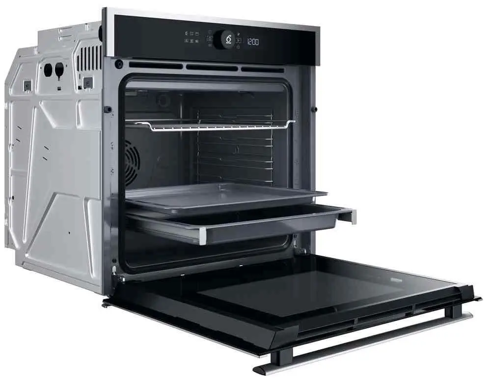 Cuptor electric Whirlpool WOI4S8HM1SXA, negru/argintiu pe tehnoparc.md Cuptor electric Whirlpool WOI4S8HM1SXA, negru/argintiu
