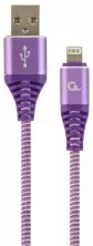 Cablu USB Gembird CC-USB2B-AMLM-2M-PW, violet
