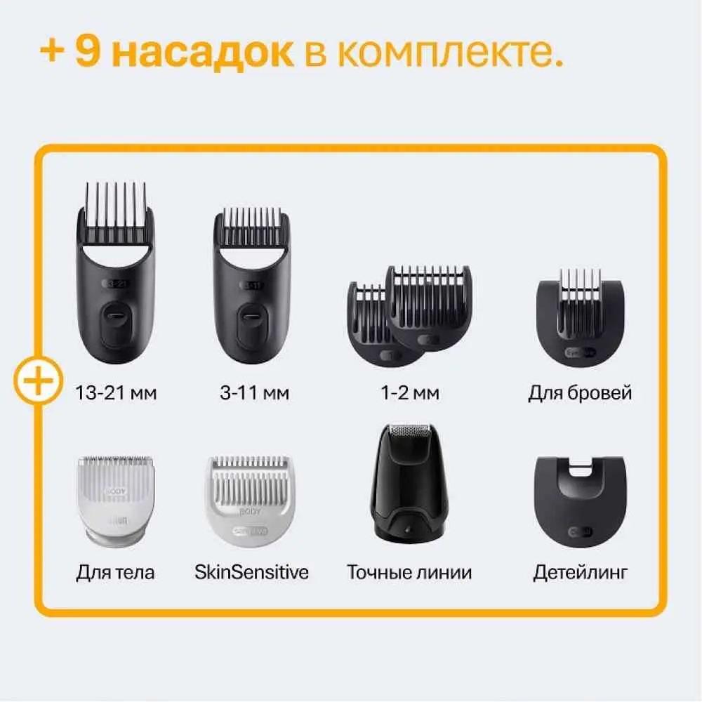 Maşină de tuns barba Braun AIO5520, gri