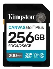 Card de memorie flash Kingston SDXC Canvas Go! Plus Gen 4 256GB Class 10 UHS-I U3 V30 pe tehnoparc.md Card de memorie flash Kingston SDXC Canvas Go! Plus Gen 4 256GB Class 10 UHS-I U3 V30