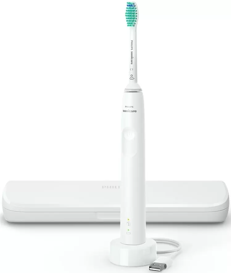Электрическая зубная щетка Philips HX3673/13, белый
