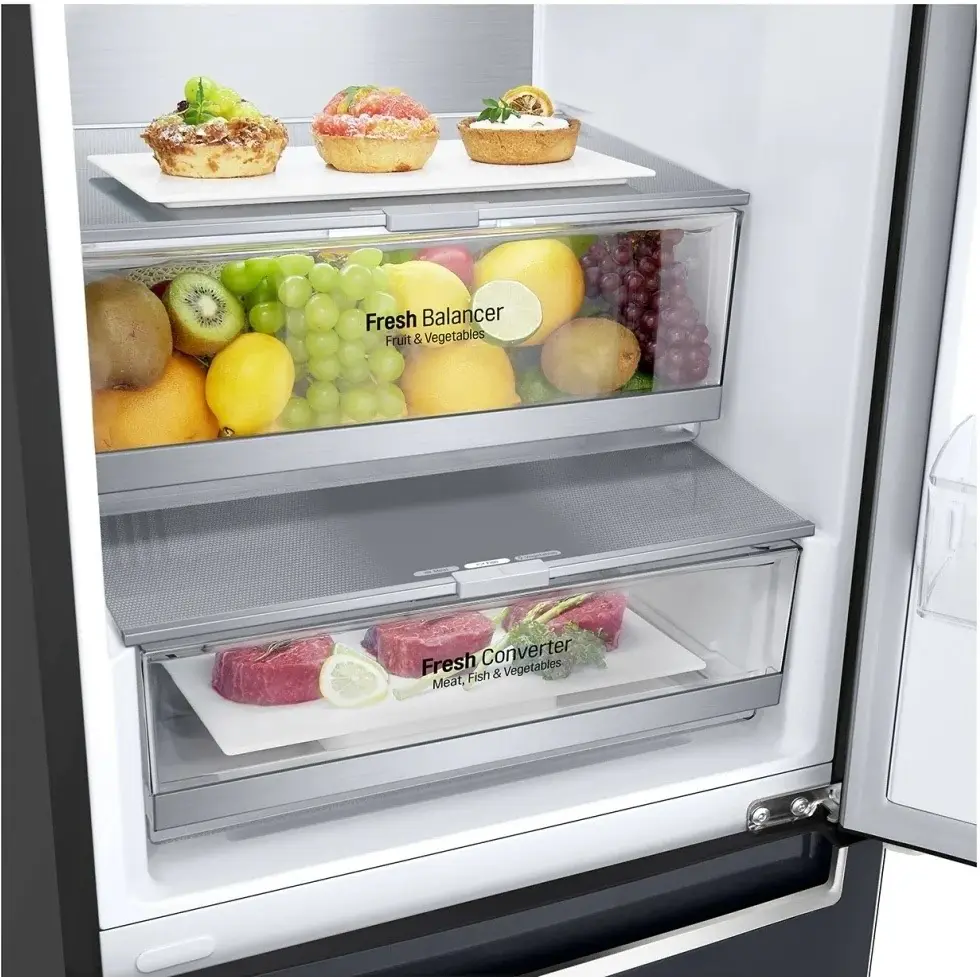 Холодильник LG GA-B509MBUM, черный