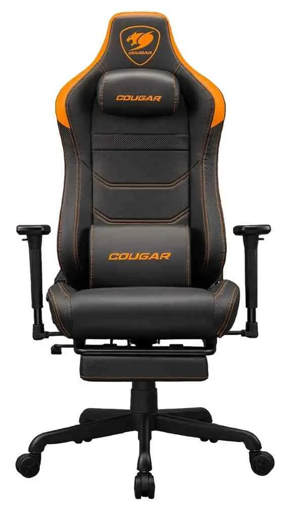 Геймерское кресло Cougar Armor EVO S, черный/оранжевый