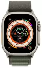 Smartwatch Apple Watch Ultra GPS + Cellular 49mm, carcasă din titan, curea Alpine Loop Large verde