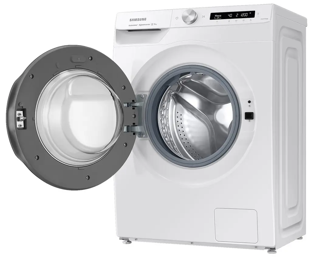 Maşină de spălat rufe Samsung WW80AG6S24AWCE, alb