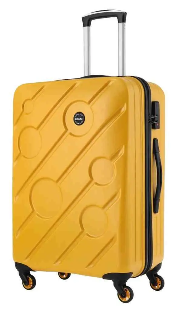 Чемодан CCS 5208 L, желтый
