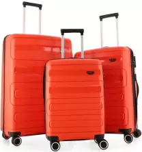 Комплект чемоданов CCS 5225 Set, оранжевый