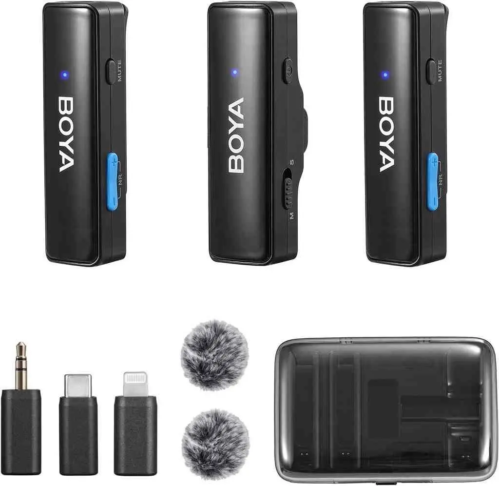 Microfon Boya Boyalink, negru pe tehnoparc.md Microfon Boya Boyalink, negru