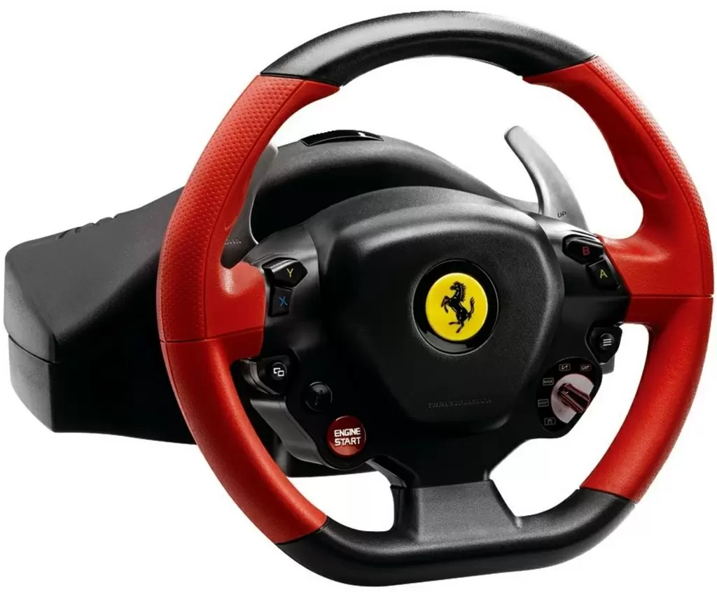 Volan pentru jocuri Thrustmaster Ferrari 458 Spider, negru/roșu