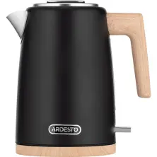 Электрочайник Ardesto EKL-F420BWD, черный, черный