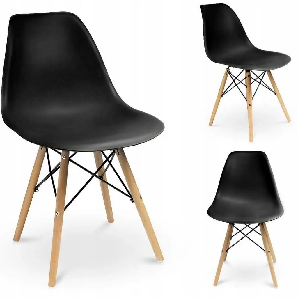 Scaun Jumi Eva SD-972575, negru