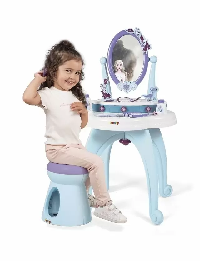 Masă de toaletă pentru copii Smoby Frozen 320244, albastru