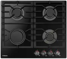 Plită incorporabilă cu gaz Hansa BHKS610301, negru