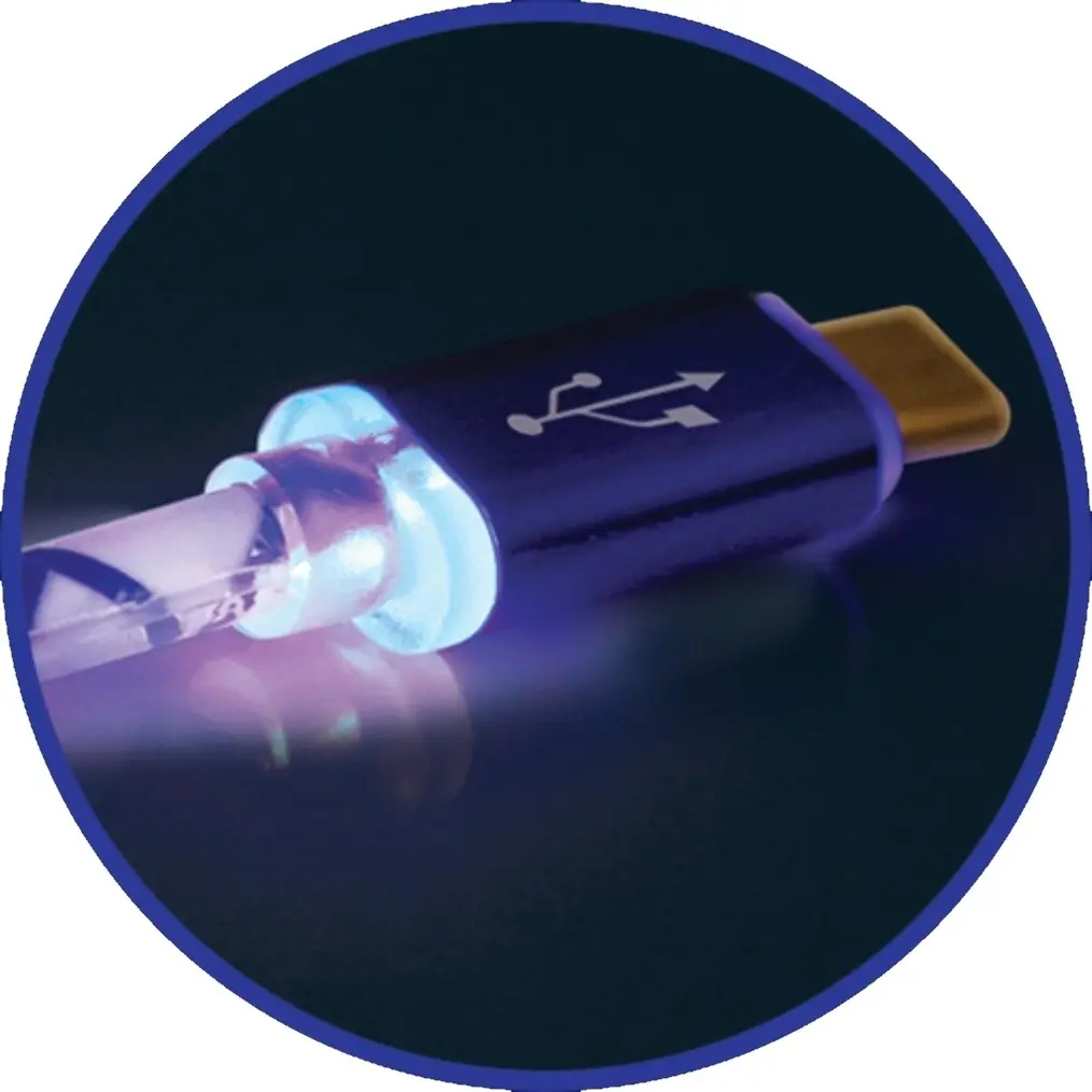 Cablu USB Defender ACH03-03LT, albastru