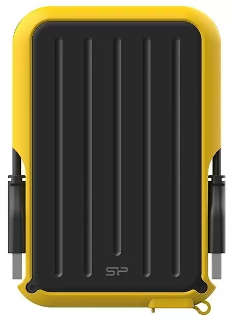 Disc rigid extern Silicon Power Armor A66 2.5" 2TB, negru/galben