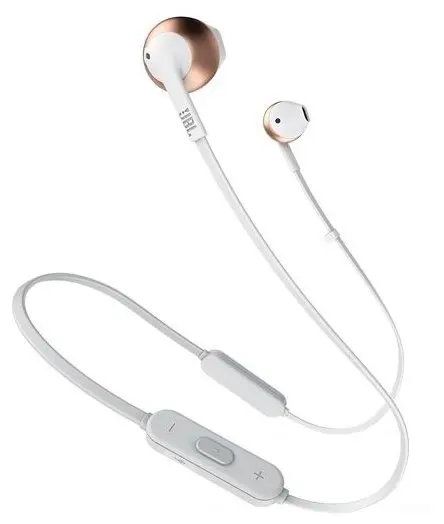 Căşti JBL T205BT, roz auriu