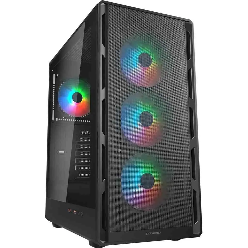 Carcasă Cougar Airface Pure RGB, negru