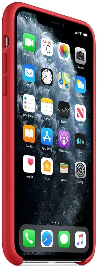 Чехол Apple iPhone 11 Pro Max Silicone Case, красный