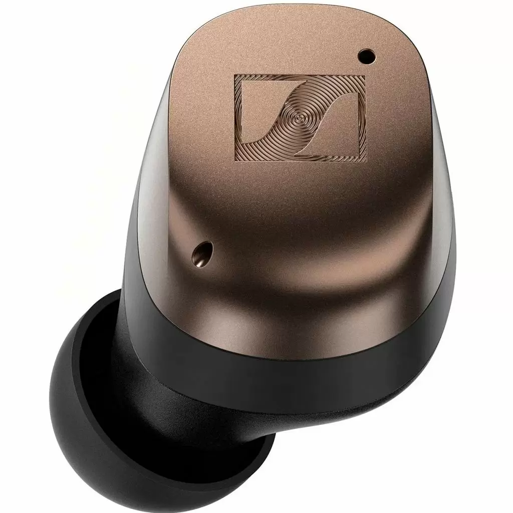 Căşti Sennheiser Momentum 4 TWS, negru/auriu