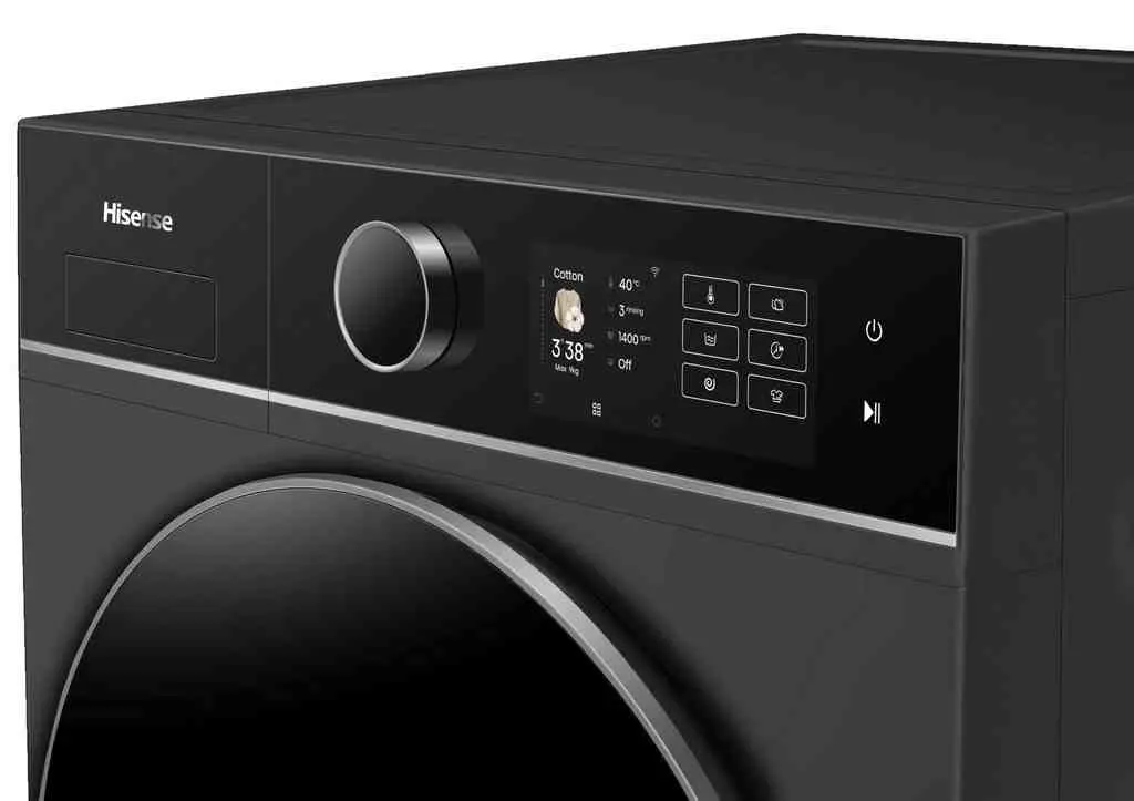 Стиральная машина Hisense WF5I9043BBFS, черный на tehnoparc.md Стиральная машина Hisense WF5I9043BBFS, черный