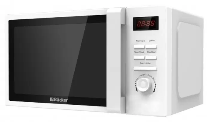 Cuptor cu microunde Backer MWB 20LCD 700 WH, alb