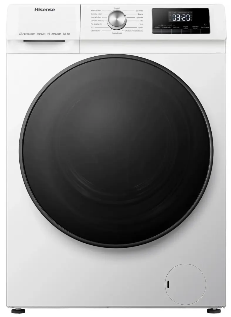 Maşină de spălat rufe Hisense WDQA9014EVJM, alb